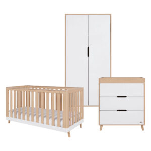 Tutti bambini hygge 3 piece room set white & light oak (1)