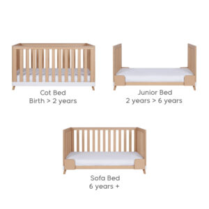 Tutti bambini hygge 3 piece room set white & light oak (3)