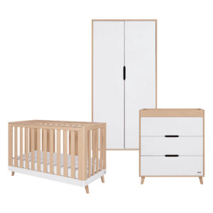 Tutti bambini hygge mini 3 piece room set white & light oak (1)