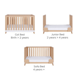 Tutti bambini hygge mini 3 piece room set white & light oak (3)
