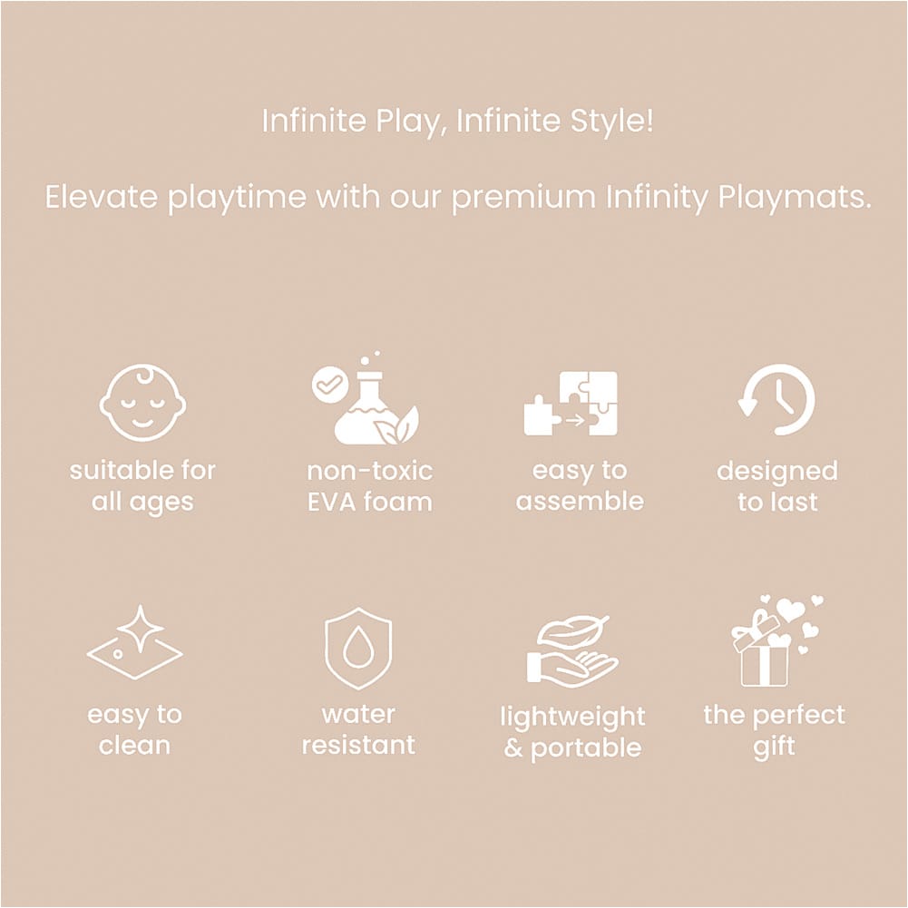 Tutti Bambini Infinity Playmat Orbital Oatmeal (1)