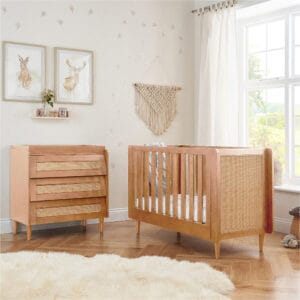 Tutti Bambini Japandi 2 Piece Room Set - Light Oak