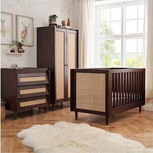 Tutti Bambini Japandi 3 Piece Room Set - Warm Walnut