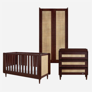 Tutti Bambini Japandi 3 Piece Room Set Warm Walnut
