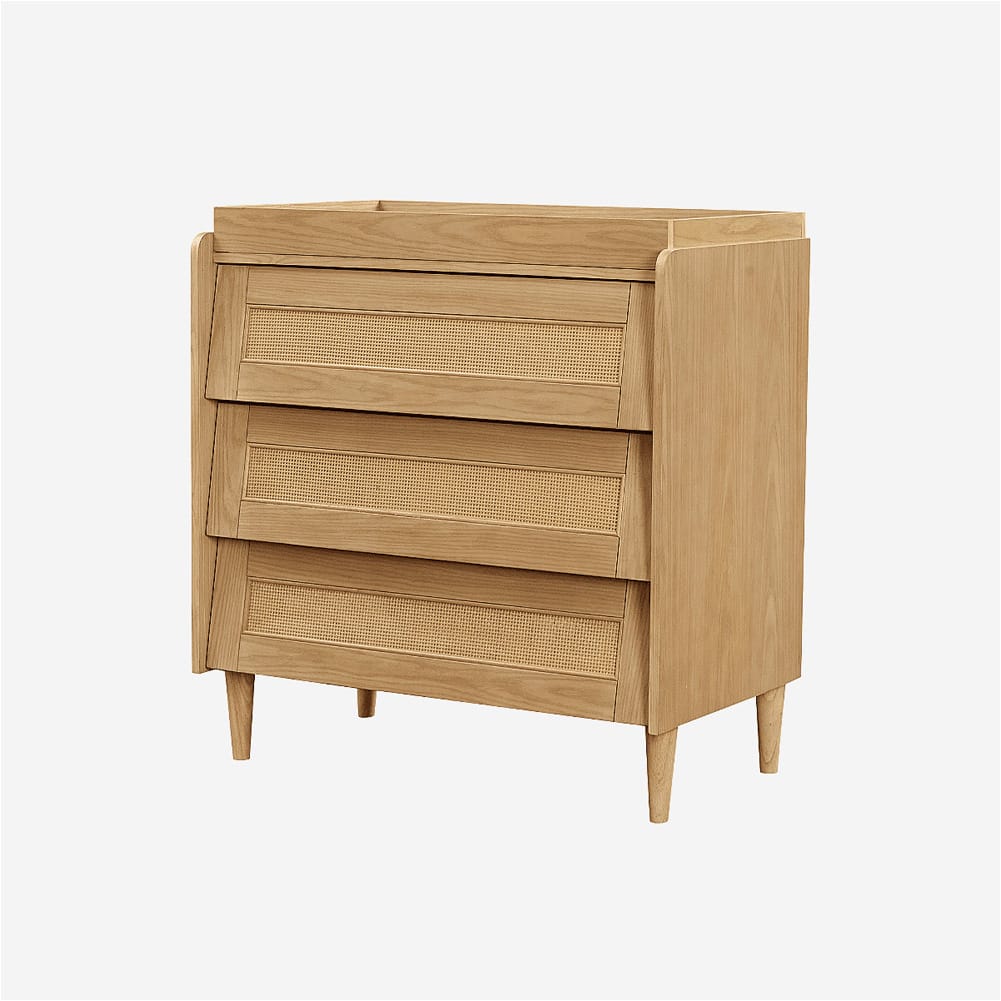 Tutti Bambini Japandi Chest Changer Light Oak (1)