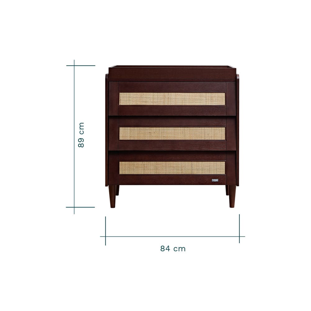 Tutti Bambini Japandi Chest Changer Warm Walnut (2)