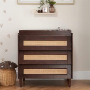 Tutti Bambini Japandi Chest Changer - Warm Walnut