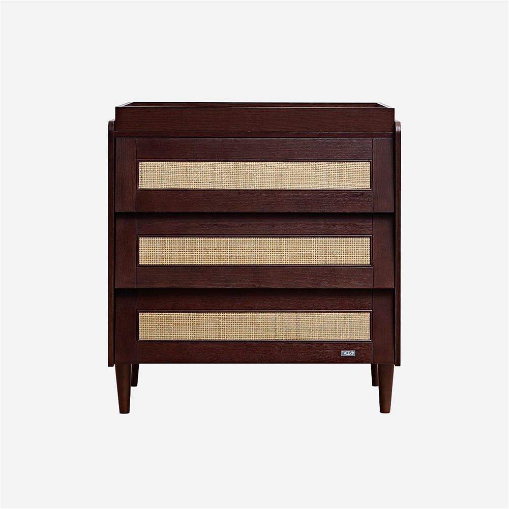 Tutti Bambini Japandi Chest Changer Warm Walnut