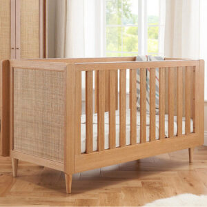 Tutti Bambini Japandi Cot Bed - Light Oak