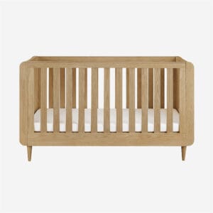 Tutti bambini japandi cot bed light oak 1