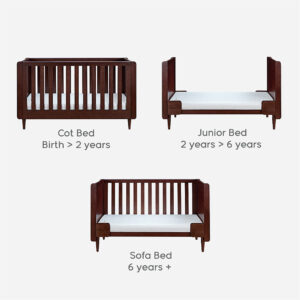 Tutti bambini japandi cot bed warm walnut (3)