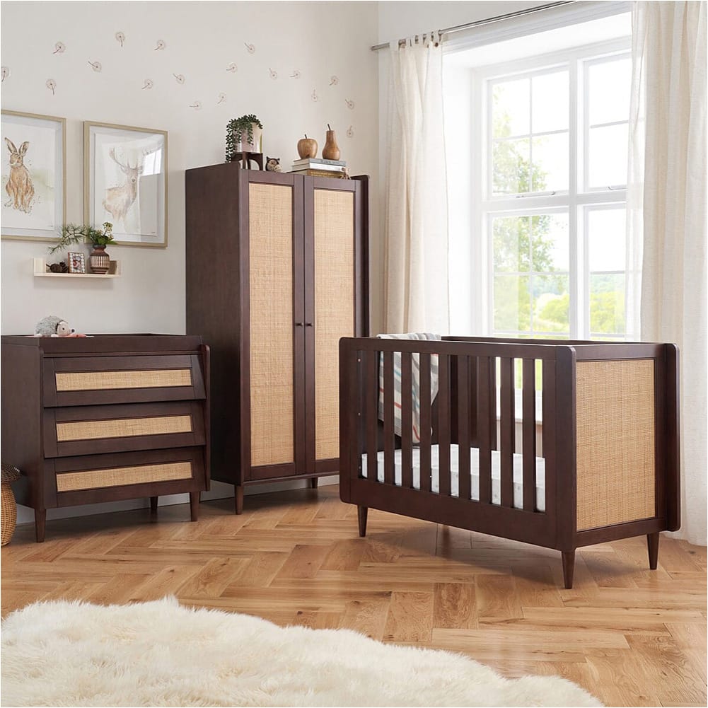 Tutti Bambini Japandi Mini 3 Piece Room Set - Warm Walnut