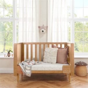 Tutti bambini japandi mini cot bed light oak (3)