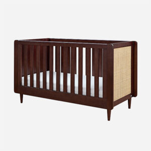 Tutti bambini japandi mini cot bed warm walnut (3)