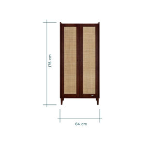 Tutti bambini japandi wardrobe warm walnut (2)