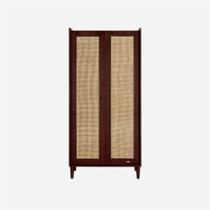 Tutti bambini japandi wardrobe warm walnut 1