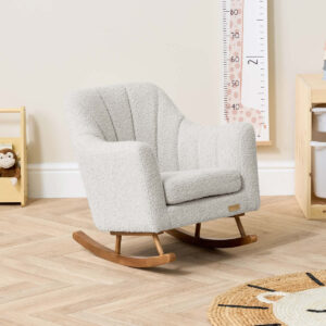 Tutti Bambini Jonah Mini Me Children's Rocking Chair Boucle Mushroom