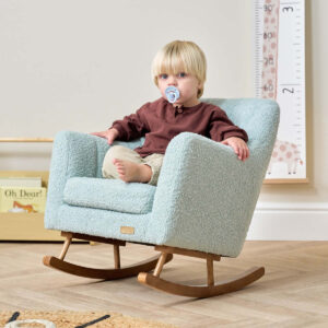 Tutti Bambini Jonah Mini Me Children's Rocking Chair Boucle Ocean Stone (9)