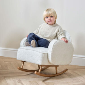 Tutti Bambini Micah Mini Me Children's Rocking Chair - Bouclé Fresh Cream