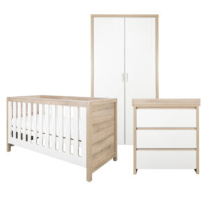 Tutti bambini modena 3 piece room set white oak (1)