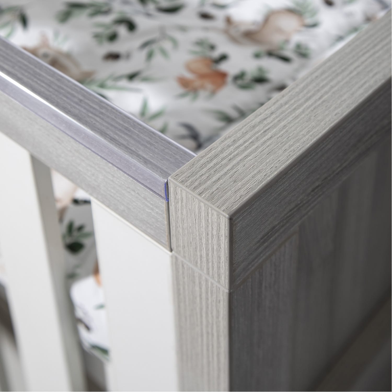 Tutti bambini modena 3in1 cot bed grey ash white (2)