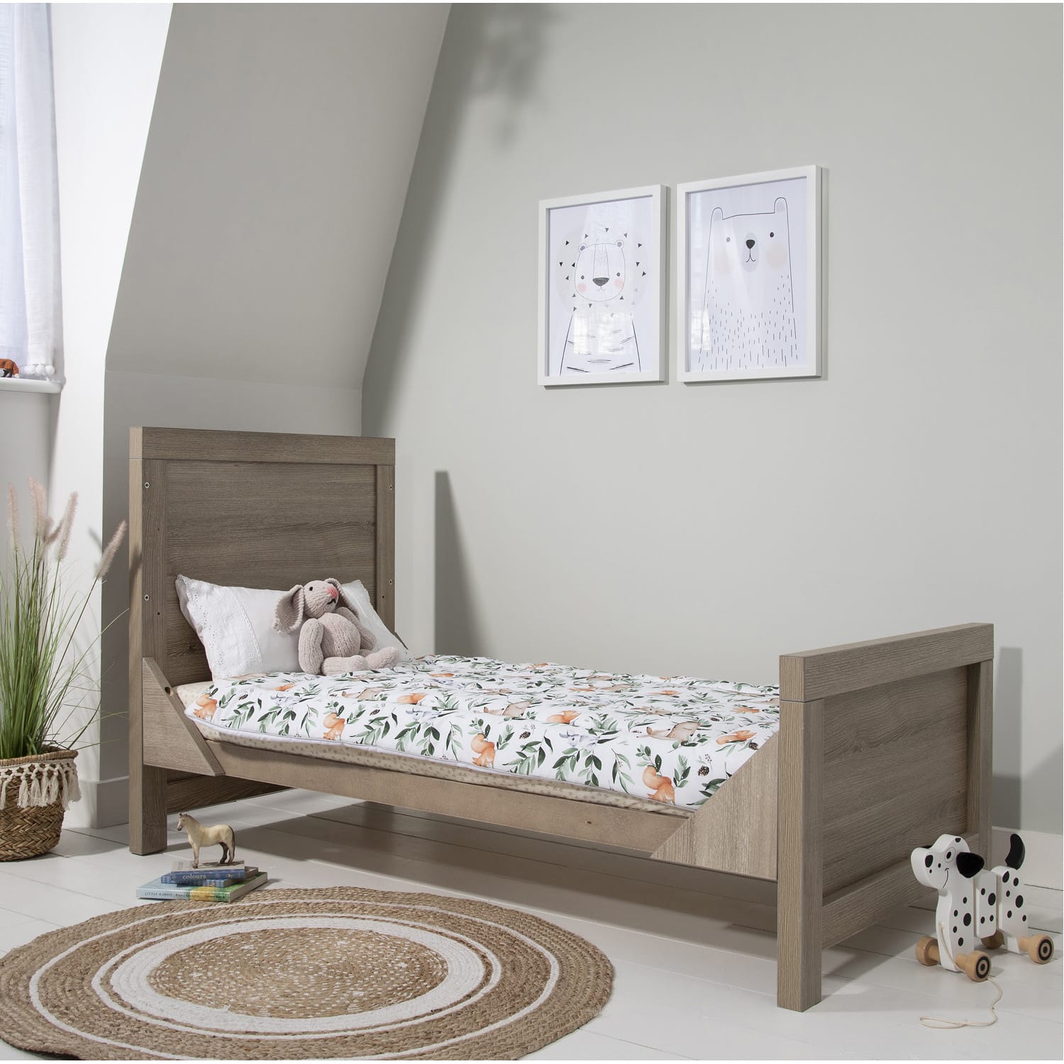 Tutti bambini modena 3in1 cot bed oak (3)