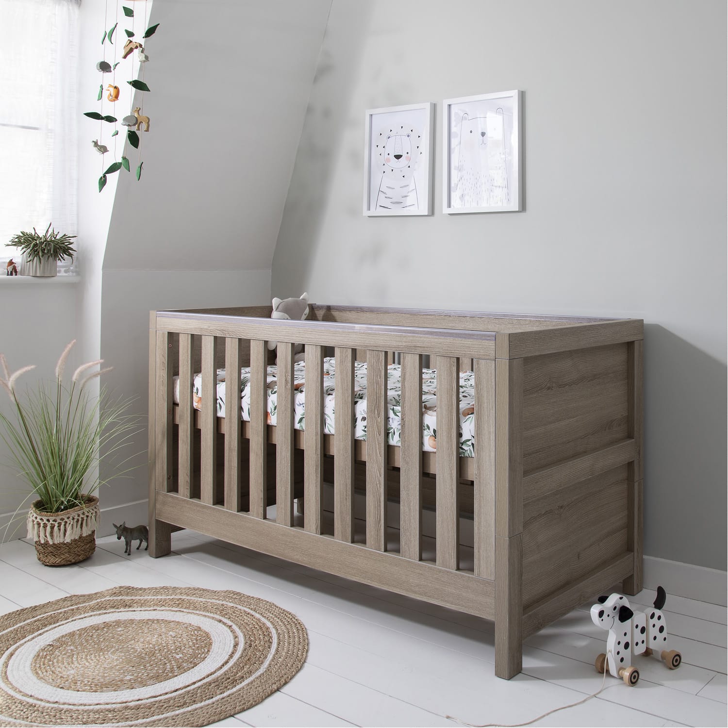 Tutti Bambini Modena 3in1 Cot bed - Oak