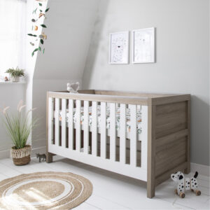 Tutti Bambini Modena 3in1 Cot bed - White/Oak