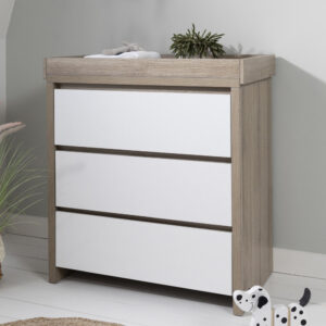 Tutti Bambini Modena Chest Changer - White/Oak