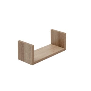 Tutti bambini modena set of three u shaped wall shelves oak (7)