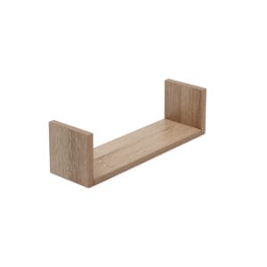 Tutti bambini modena set of three u shaped wall shelves oak (9)