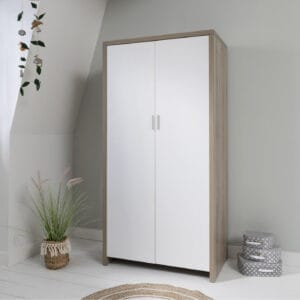 Tutti Bambini Modena Wardrobe - White/Oak