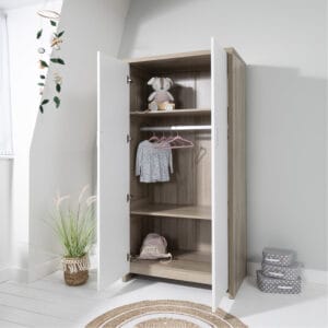 Tutti bambini modena wardrobe white oak (6)