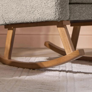 Tutti bambini oscar luxe rocking chair & foot stool teddy mushroom (4)