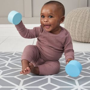 Tutti Bambini Puzzle Playmat Tiles Grey (10)