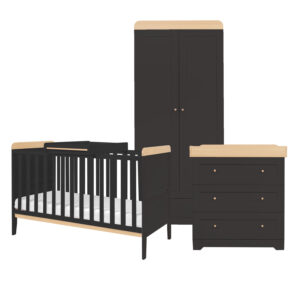Tutti bambini rio 3 piece room set slate grey honey oak (1)