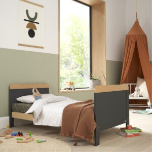 Tutti bambini rio 3 piece room set slate grey honey oak (4)