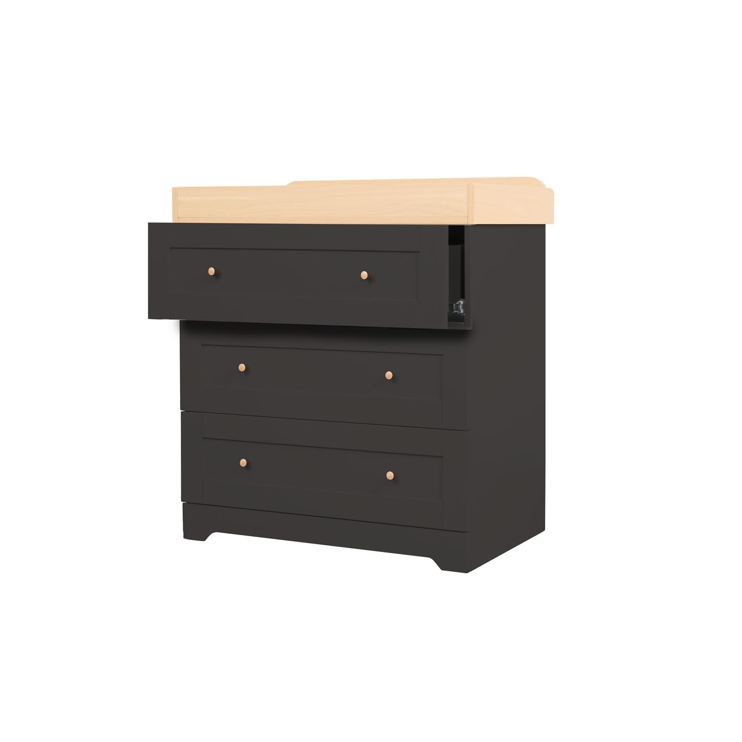Tutti bambini rio chest changer slate honey oak (2)