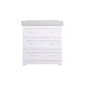 Tutti bambini rio chest changer white dove grey (5)
