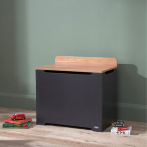 Tutti Bambini Rio Toy Box - Slate Grey/Honey Oak