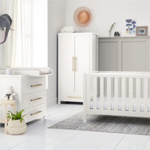 Tutti Bambini Tivoli 3 Piece Room Set - White