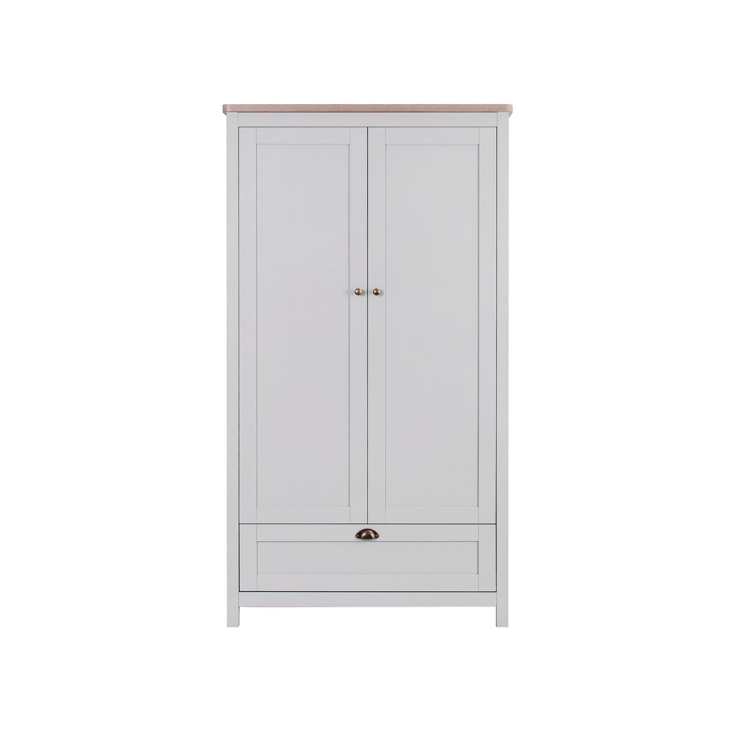 Tutti bambini verona wardrobe dove grey oak