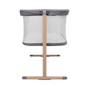 Tutti bambini zizee breathable rocking crib oak charcoal (1)