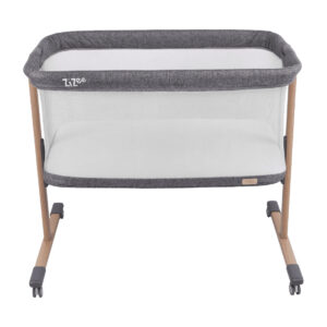 Tutti bambini zizee breathable rocking crib oak charcoal
