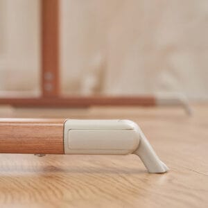 Tutti bambini zizee breathable rocking crib scadinavian walnut ecru (2)