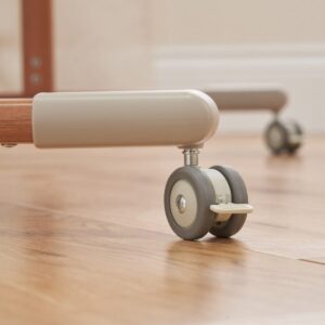 Tutti bambini zizee breathable rocking crib scadinavian walnut ecru (3)