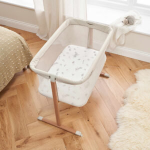 Tutti bambini zizee breathable rocking crib scadinavian walnut ecru (4)