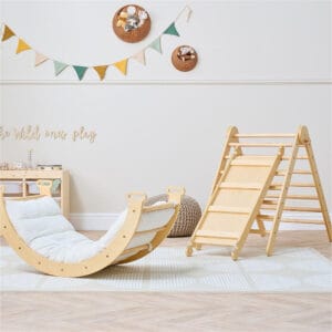Scala pikler climbing frame and slide natural 20