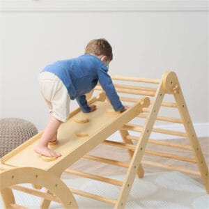 Scala pikler climbing frame and slide natural 4