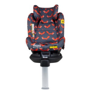 Cosatto All in All Rotate 0+ 1 2 3 ISOFIX Car Seat Charcoal Mister Fox (8)